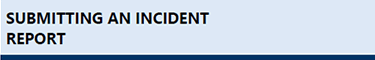 eBase Incident Reporting Resources